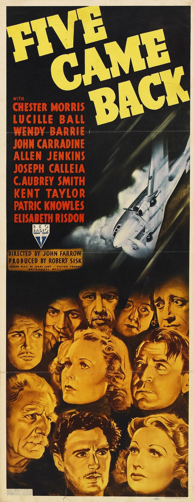 Пятеро вернувшихся назад (1939) постер