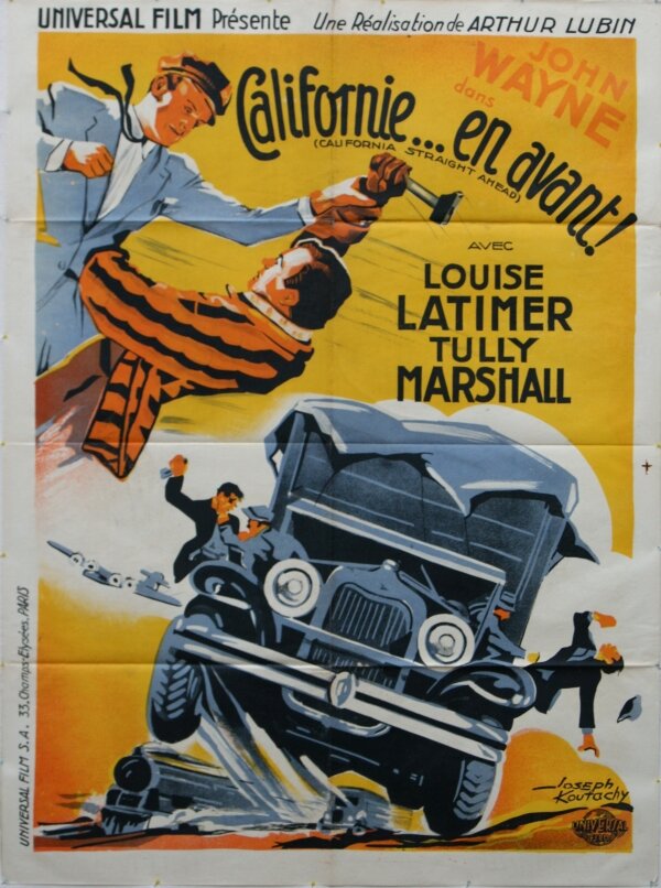 Калифорния прямо впереди (1937) постер