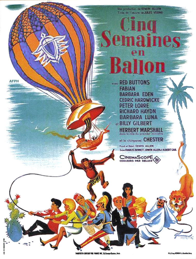 Пять недель на воздушном шаре (1962)