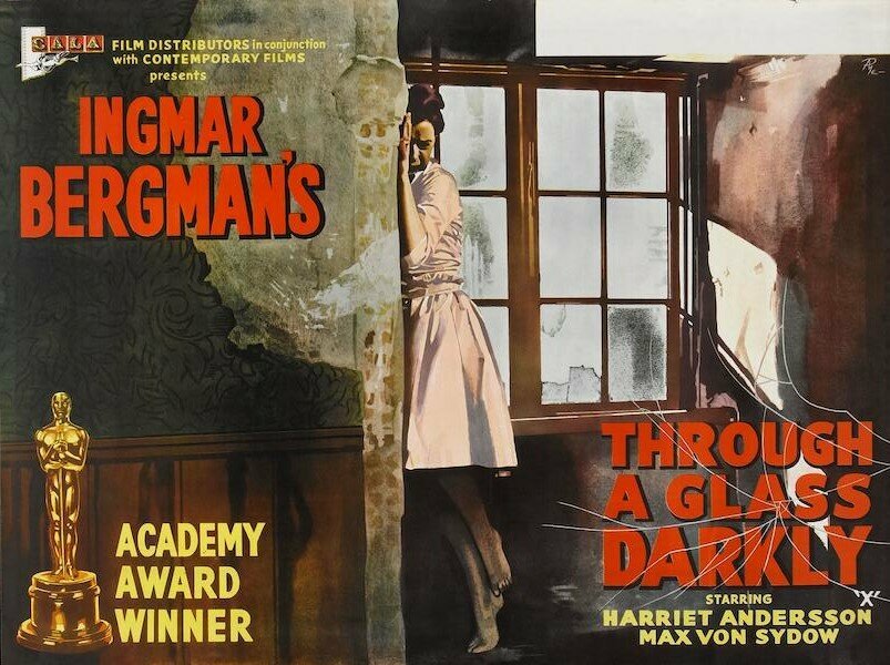 Сквозь тёмное стекло (1961) постер