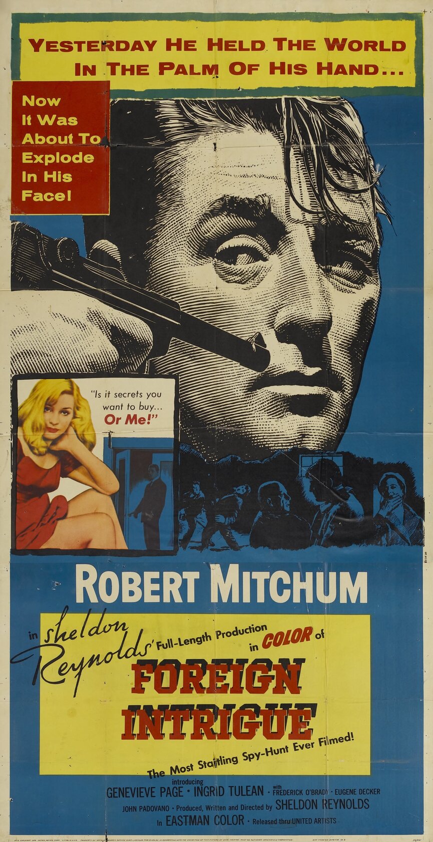 Иностранная интрига (1956) постер