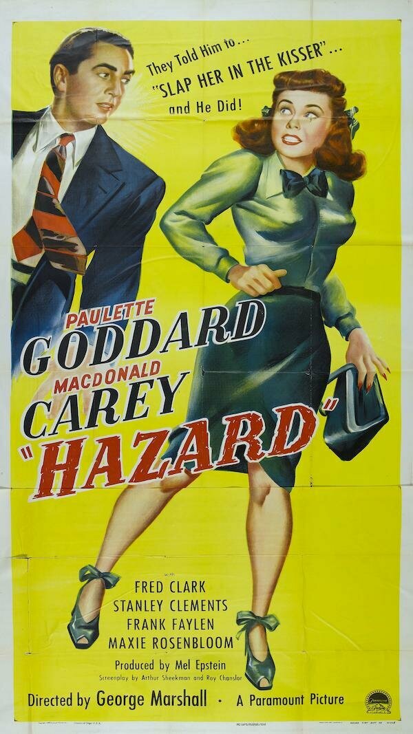 Hazard (1948) постер