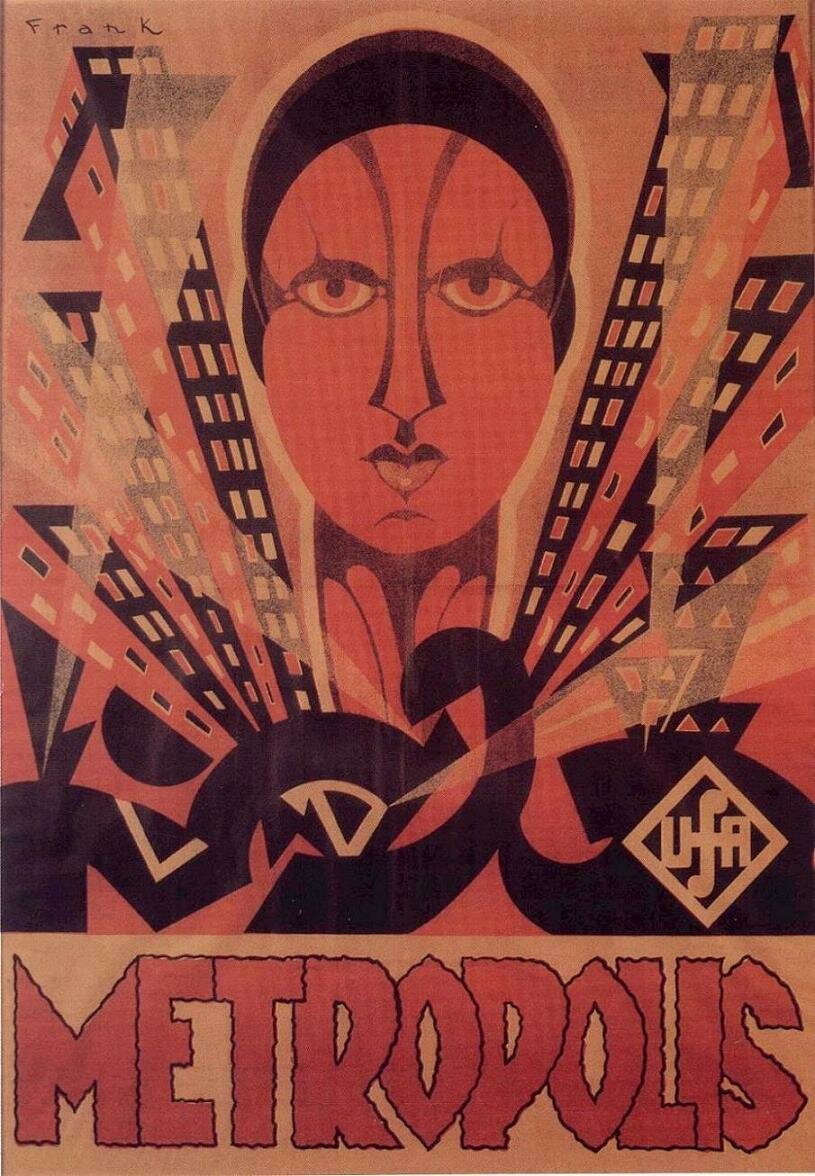 Метрополис (1927) постер