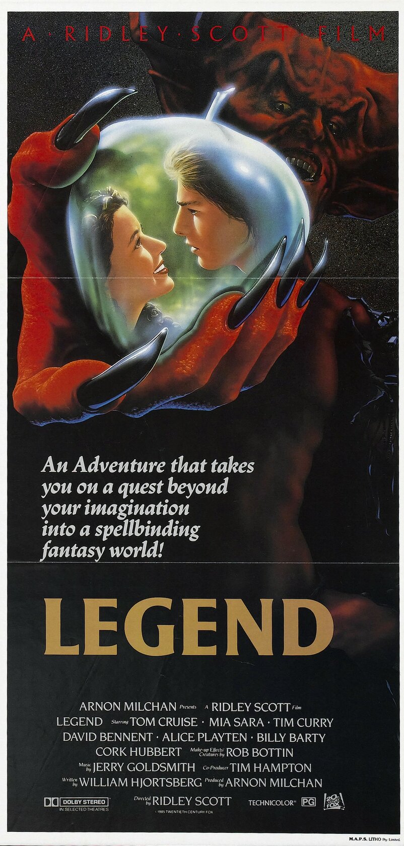 Легенда (1985) постер