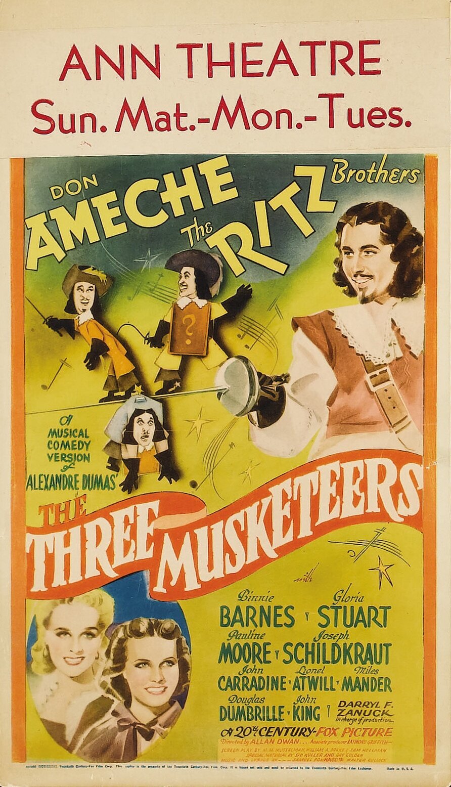 Три мушкетера (1939)