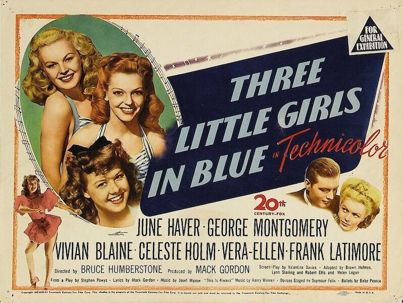 Three Little Girls in Blue (1946) постер