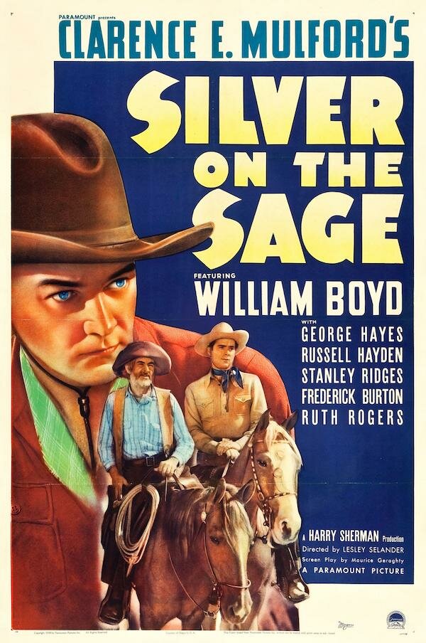 Silver on the Sage (1939) постер