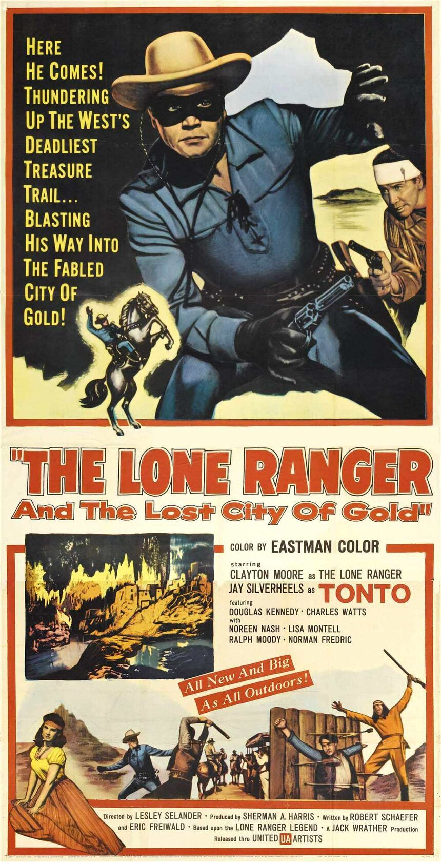 Одинокий рейнджер и город золота (1958)