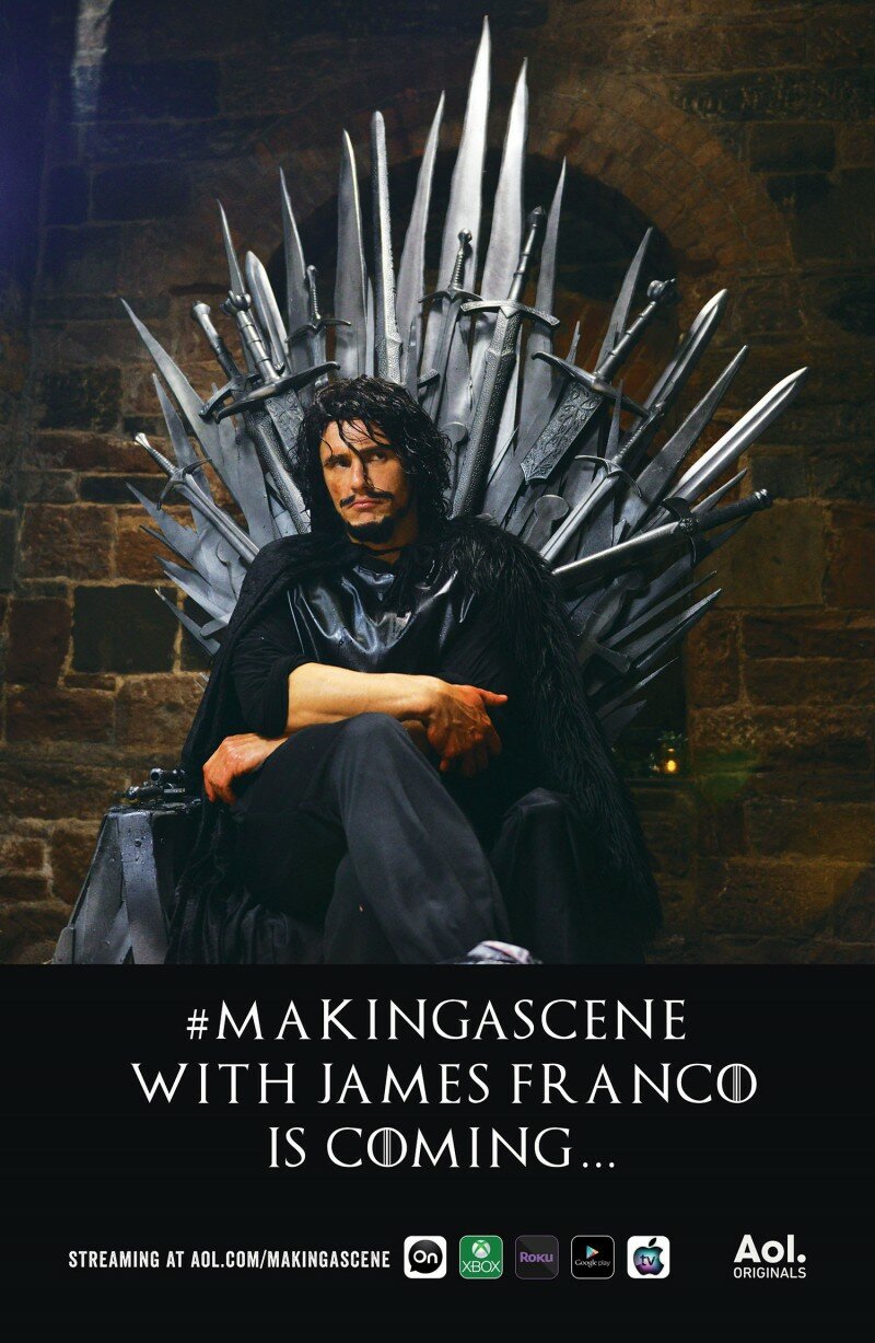 Снимаем сцену с Джеймсом Франко (2014)