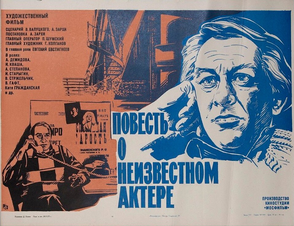 Повесть о неизвестном актере (1977)
