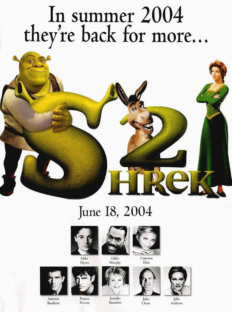 Шрэк 2 (2004) постер