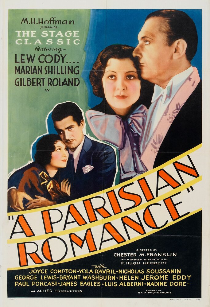 A Parisian Romance (1932) постер