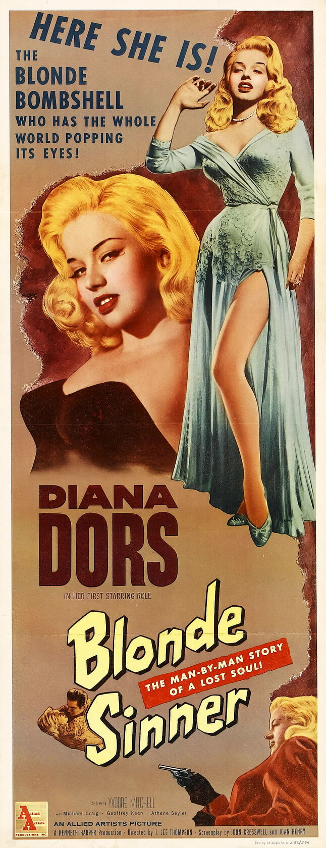 Белокурая грешница (1956)