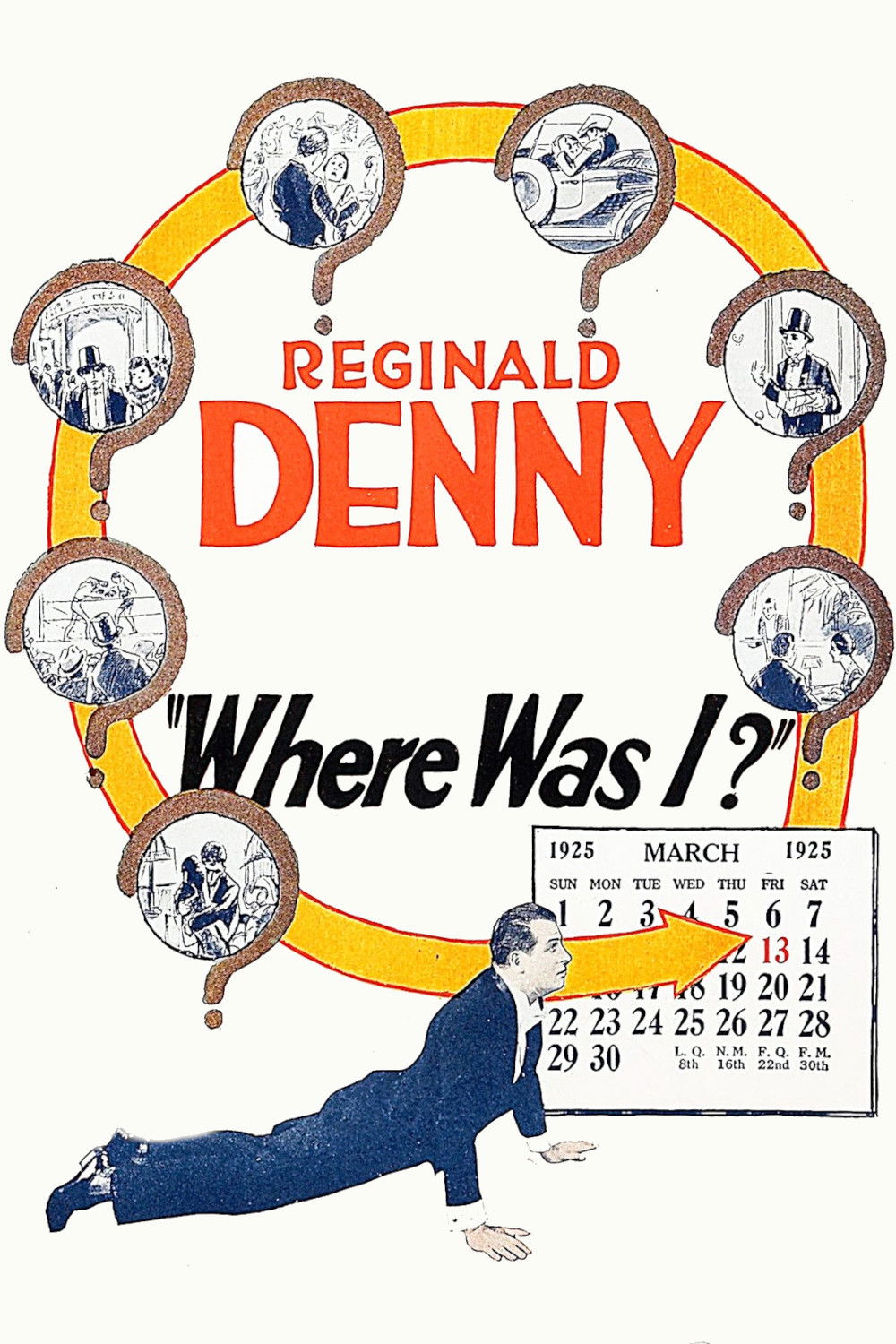 Where Was I? (1925) постер