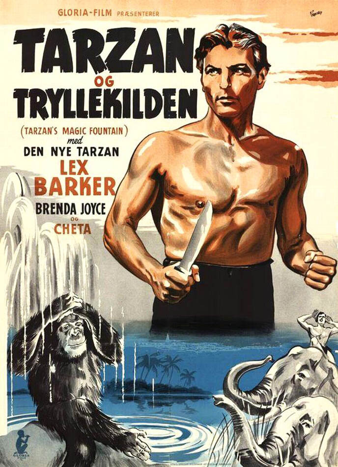 Волшебный фонтан Тарзана (1949) постер