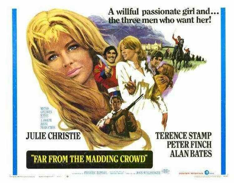 Вдали от безумной толпы (1967) постер