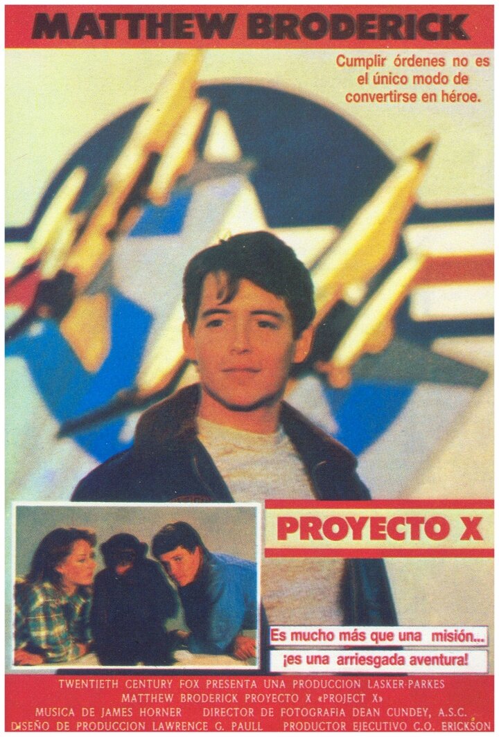 Проект Икс (1987) постер