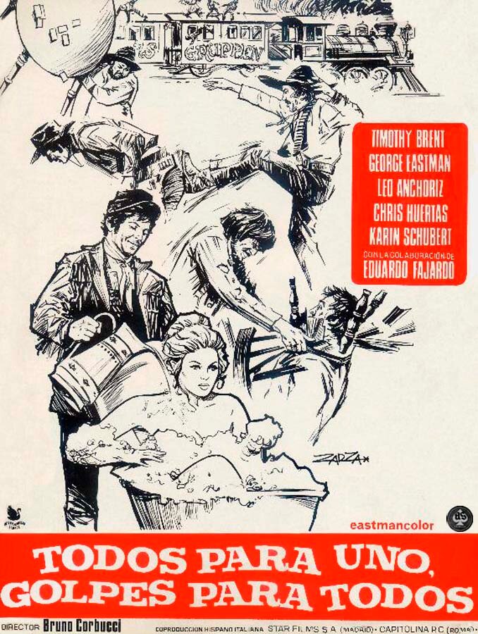 Три мушкетера на Диком Западе (1973)