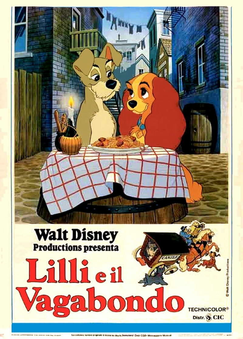 Леди и бродяга (1955) постер