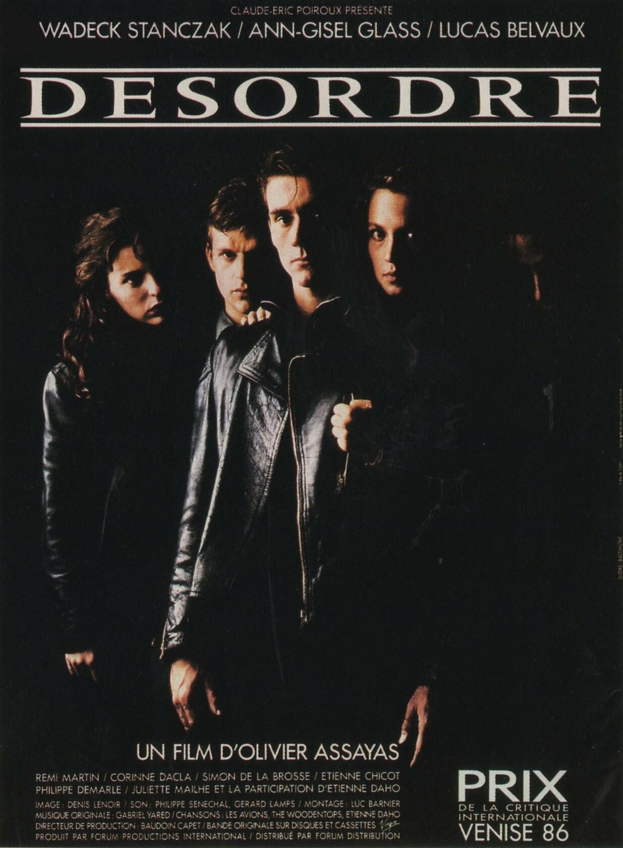 Беспорядок (1986) постер