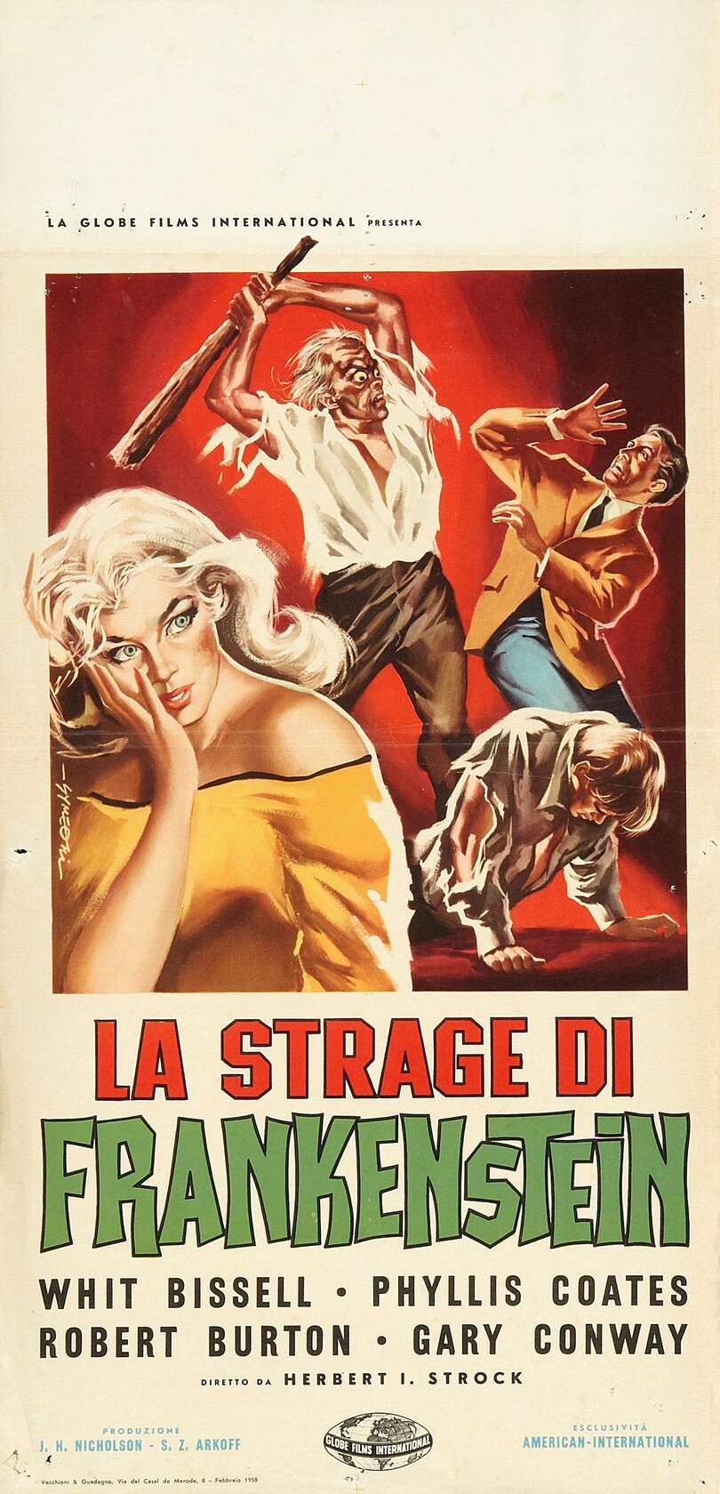 Я был молодым Франкенштейном (1957) постер