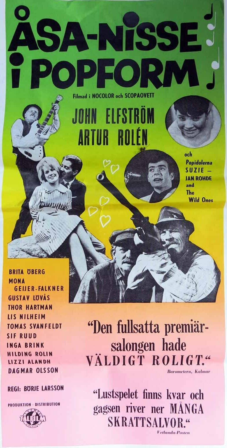 Åsa-Nisse i popform (1964) постер