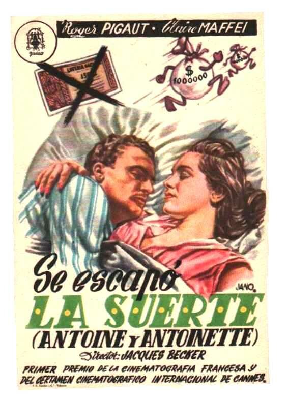 Антуан и Антуанетта (1947) постер