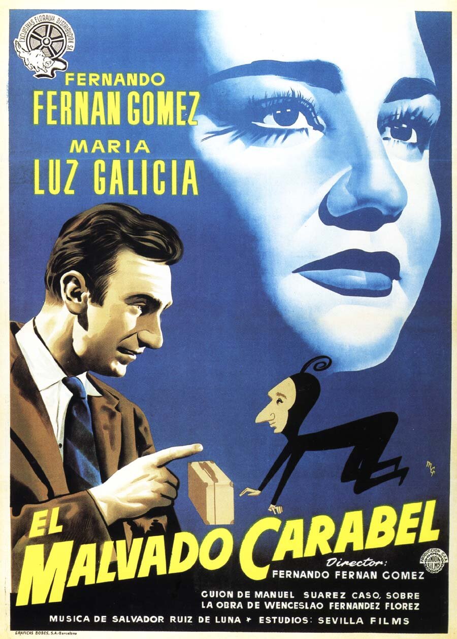 El malvado Carabel (1956) постер