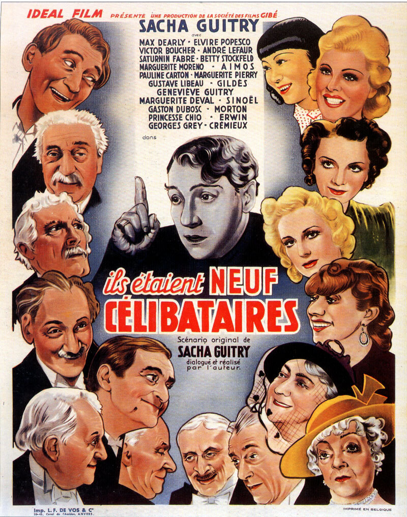 Жили-были девять холостяков (1939)