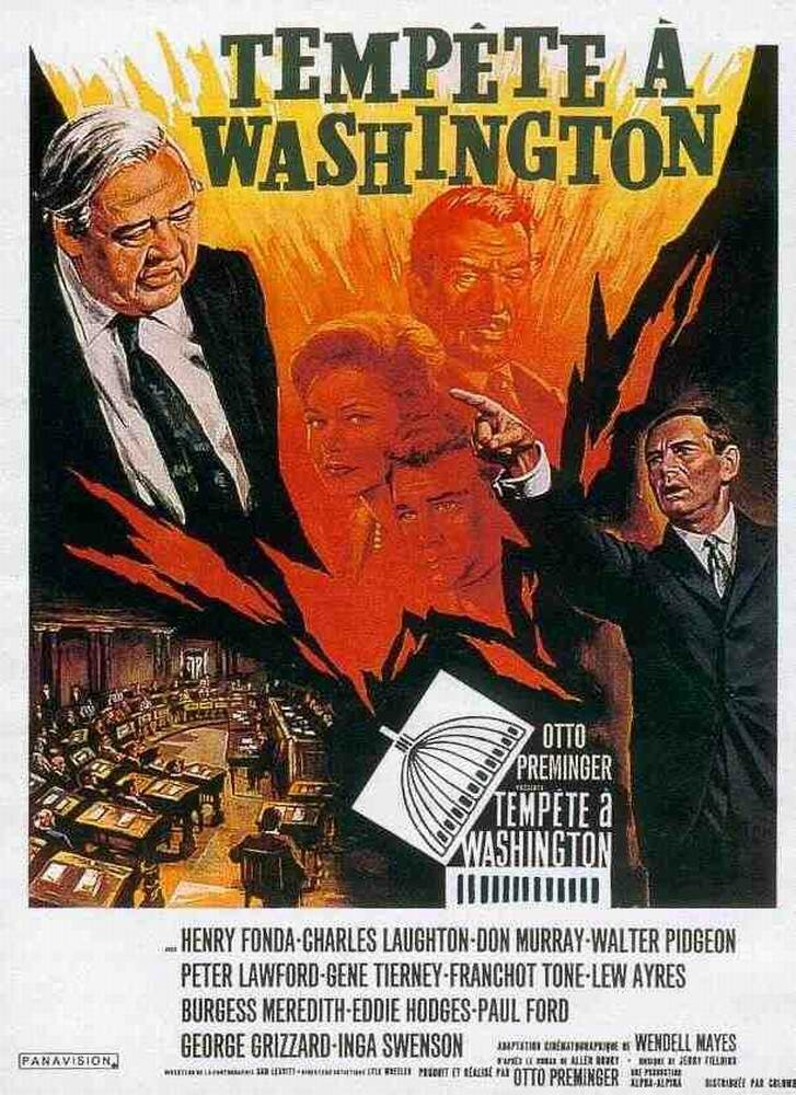 Совет и согласие (1962) постер