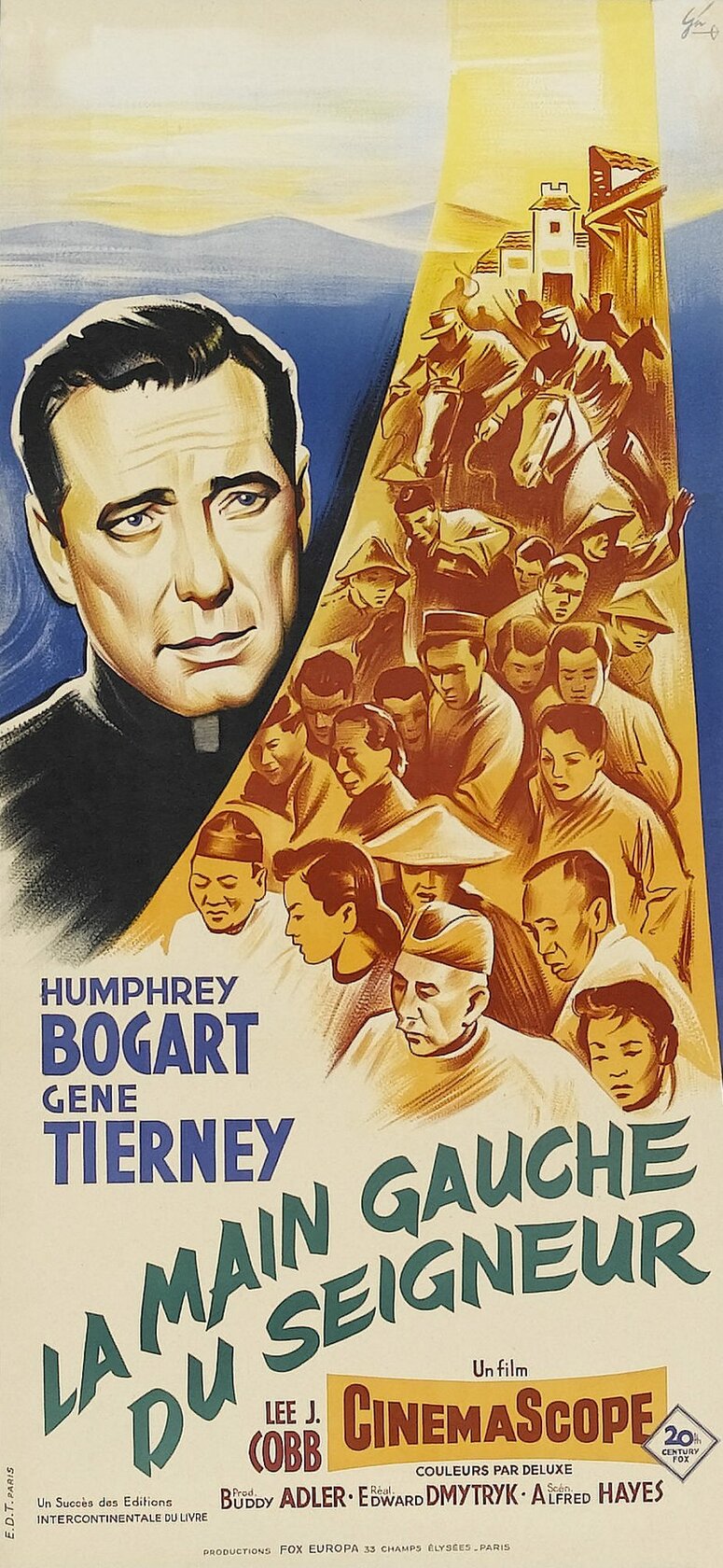 Левая рука Бога (1955) постер